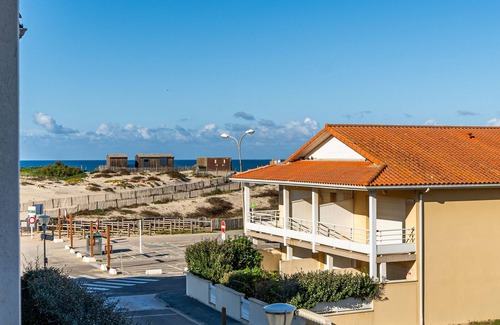 Biscarrosse Plage Apartamento | Luminoso apartamento 4 pers, cerca del océano, piscina, parking cubierto