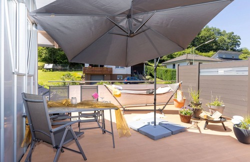 Trupbach Apartamento | Bright apartment (115sqm) with balcony and sun terrace