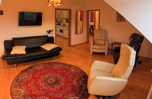Bissendorf Apartamento | Bright apartment in Bissendorf with HomeGym and freeway access