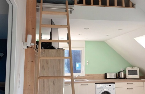La Baule-Escoublac Apartamento | Bright, atypical apartment 3km from the Bay of La Baule