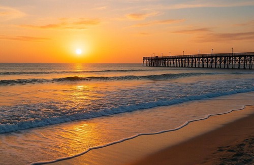 Central Myrtle Beach Condominio | Bright & Breezy Myrtle Beach Getaway | 2BR w/Private Balcony Overlooking Pond
