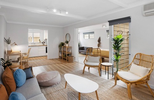 Kangaroo Point Apartamento | Bright Contemporary 2-bed Unit with Study Nook