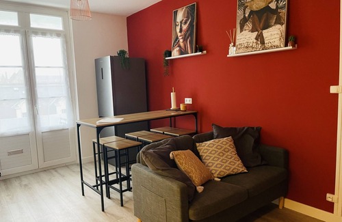 Chatellerault Apartamento | Apartamento-Baño con bañera-Balcón