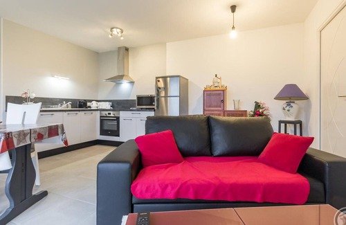 Portbail Coast Cabaña | Casa luminosa en Saint-Jean-de-la-Rivière, terraza, mascotas permitidas