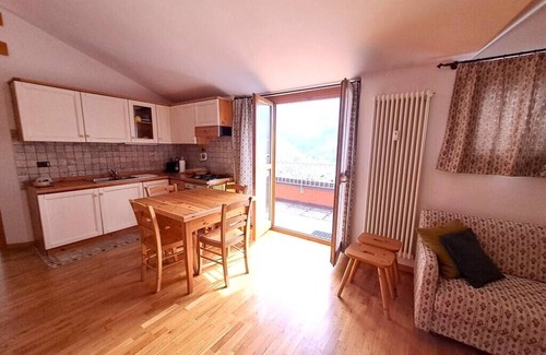 Chiesa in Valmalenco Apartamento | Bright one-bedroom apartment with panoramic view terrace