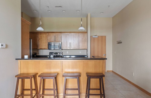 West Des Moines Apartamento | Brilliant Penthouse Loft Tall Ceilings & Elevator Walk to Entertainment!
