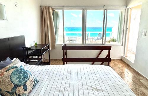 Zona Hotelera Apartamento | Brisas Shores Penthouse Beachfront, Ocean View Terrace Cancun Hotel Zone, 2 bedrooms