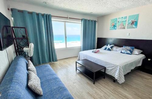 Zona Hotelera Apartamento | Brisas Shores Penthouse Beachfront, Ocean View Terrace Cancun Hotel Zone, 2 bedrooms
