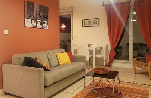 Jules Ferry - Recamier Apartamento | Brotteaux / Quiet T2 47m², Terrace & Private garage