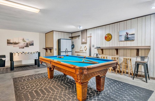 North Shore Casa | Brown Dog's Bluff - dog friendly - Incredible game room, private dock, coffee bar...What a vacation spot!