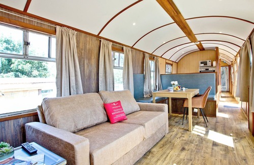 Dawlish Warren Chalet De Esquí | Brunel Boutique Railway Carriage 2