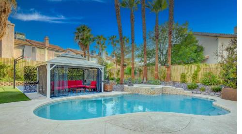 Green Valley North Casa | Buddha Play Modern with Pool & Spa Sauna Near Vegas strip