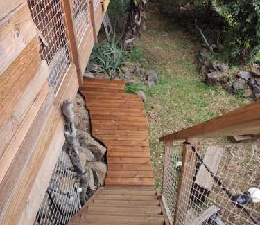 Saint-Leu Casa | Bungalow écologique avec toilettes sèches LEU KABANON vue mer