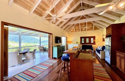 Estate Little Plantation Casa | Bungalow Blue ~ 1 bedroom w/ AC in heart of Coral Bay