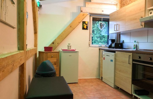 Reinhardtsdorf-Schoena Casa | Bungalow en una zona tranquila del bosque justo en la ruta de senderismo
