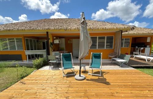 Grand-Bourg Complejo | Bungalow La Kawannaise - Piscine, Terrasse, Plage