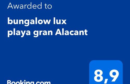 Gran Alacant Casa | bungalow lux playa gran Alacant
