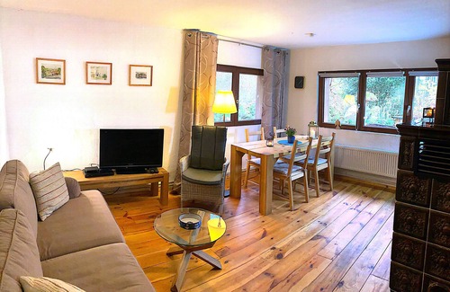 Templin Casa | Bungalow 'Urlaubsoase Am Bruchsee' con vistas al lago, terraza privada y jardín privado