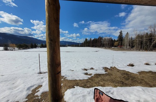 Trout Creek Cabina | bunkhouse near farm animals