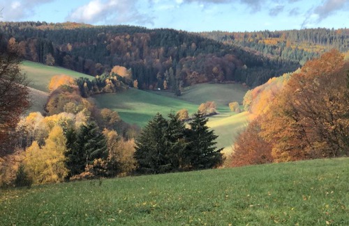 Gammelsbach Apartamento | Burg Freienstein Blick 4 Sterne mit Sauna