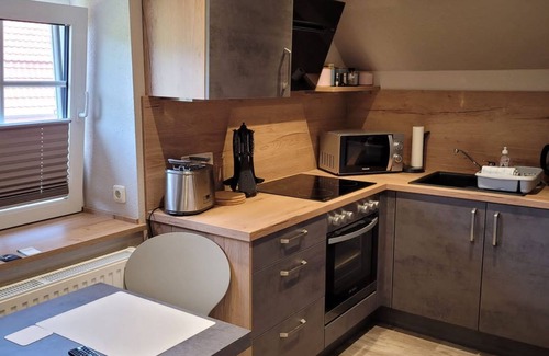 Krummhoern Apartamento | Burghaus 3 - Beautiful 1-room apartment in a rural location!