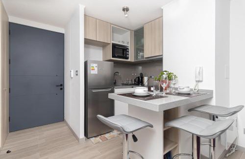 Concon Apartamento | Burgundy View 1BR W/View, Balcony & Parking.
