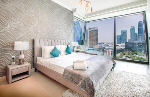 Downtown Dubai Apartamento | Burj Vista 08 3BR Burj & Fountain View