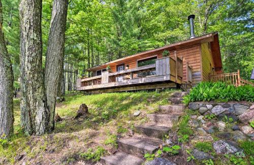 Hayward Casa | Burns Lake Cabin with Dock, Fire Pit, Rowboat and More
