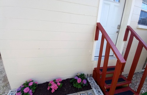 Temple Terrace Apartamento | Busch Gardens private suite with its own entrance, kitchenette, bathroom & patio