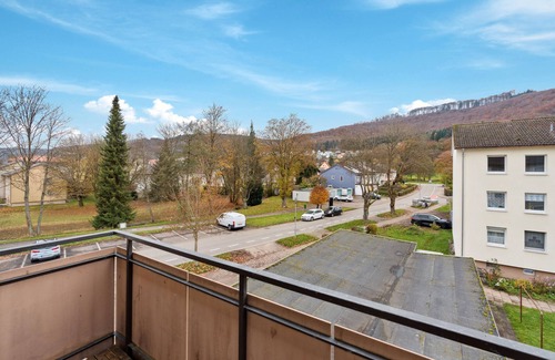 Oberkochen Apartamento | Sueño para viajes de negocios 2 hab 5 pers | balcón, lavadora-secadora