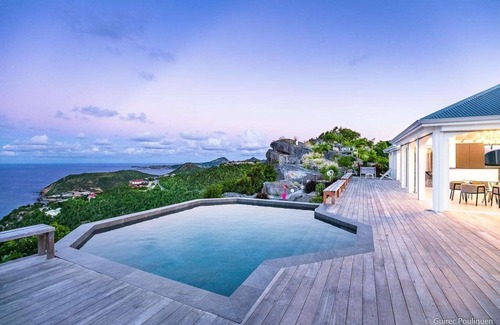 Colombier Villa | Byzance- Extremely private, airy & bright, spectacular ocean & islands vistas