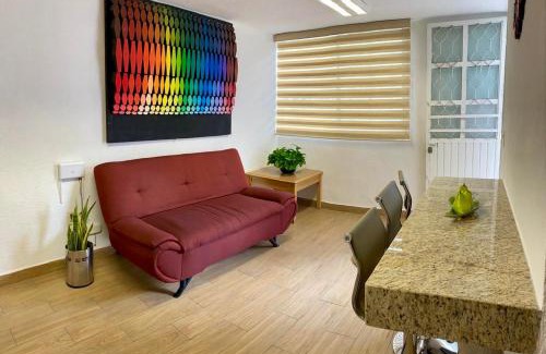 León Apartamento | Cómodo y Pintoresco Depa Al sur de La Ciudad!