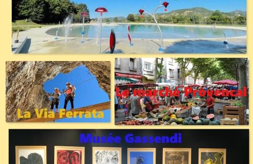 Digne-les-Bains Apartamento | Cœur de ville, T2, rue piétonne, Digne les Bains