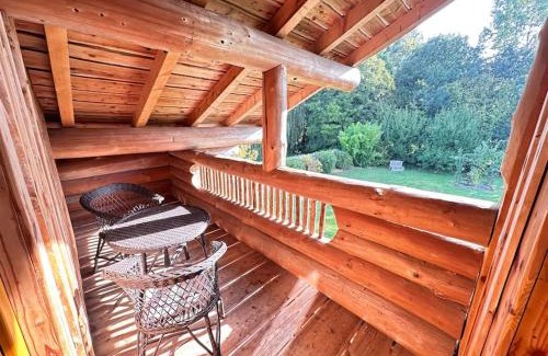 Nuisement-sur-Coole Casa | C Les rondins nature gîte 8 personnes avec jardin