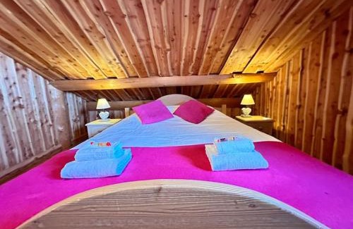 Nuisement-sur-Coole Casa | C Les rondins nature gîte 8 personnes avec jardin
