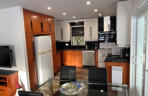 Lac-Saint-Jean-Est Regional County Municipality Chalet De Esquí | Le Chalet du Havre, 5 bedrooms, waterfront, covered terrace, pedal boat included!