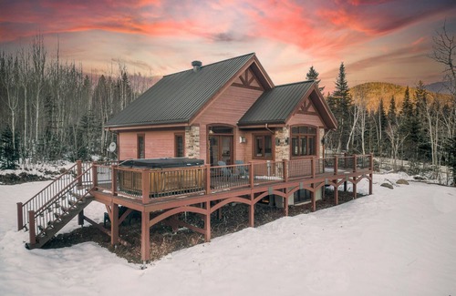Petite-Riviere-Saint-Francois Chalet De Esquí | Chalet ABRI ST-FRANÇOIS VIEW + SPA