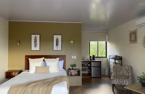 Aguas termales de Arenal Apartamento | Cabaña Buganvilia Jardines & Volcán