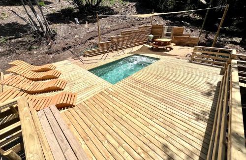 Quintero Casa | Cabaña Cerro Mauco WiFi Piscina Temperada