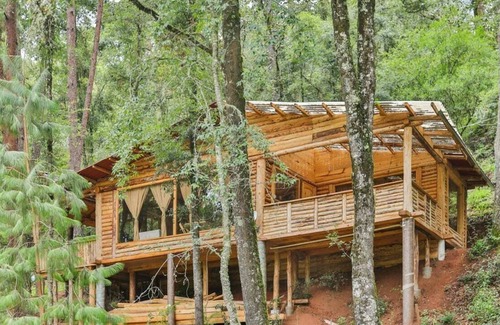 Acaxochitlán Apartamento | Cabaña Chalchopan | Adrenalina en el bosque ⸙