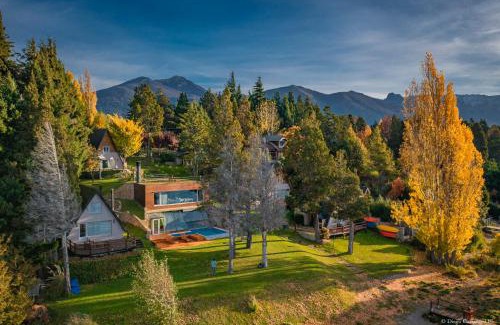 San Carlos de Bariloche Chalet De Esquí | Cabaña costa de lago en complejo de cabañas