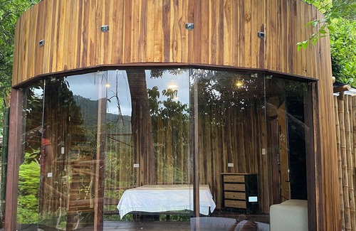 Los Naranjos Cabina | Cabaña con vista a la montaña