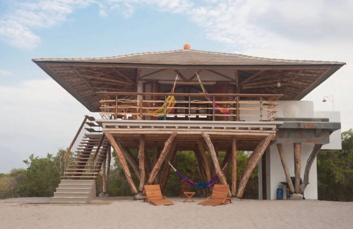 Costa Caribe Cabina | Cabaña de lujo frente al mar, en playa privada