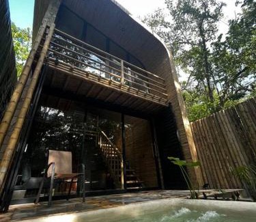 Palenque Apartamento | Cabaña de Bambú en la Selva