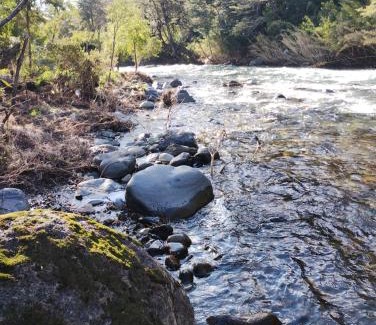 Pinto Apartamento | Cabaña Los Lleuques, Descanso en Cordillera a orillas del río Renegado