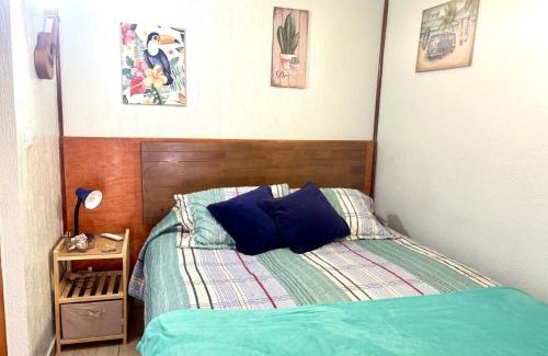 Los Molles Apartamento | Cabaña Roscoe's Paradise con Sol -Playa-Naturaleza en Los Molles- 2 -3 personas