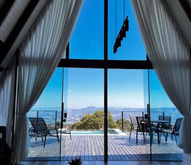 Maria da Fe Chalet De Esquí | Cabana com piscina e vista de tirar o fôlego!
