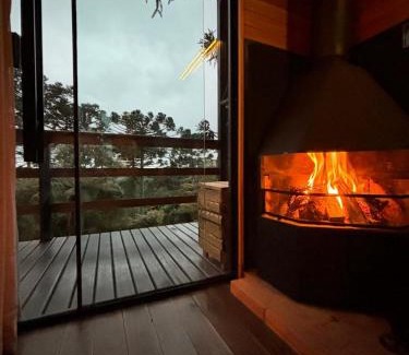 Urubici Chalet De Esquí | Cabana Ohana, Espaçosa, Aconchegante e Completa