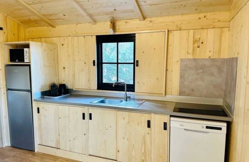 Sigean Cabina | Cabane 3 étoiles - Piscine - eehdah