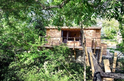 Pons Cabina | Cabina Celeste con terraza panorámica y spa privado.
